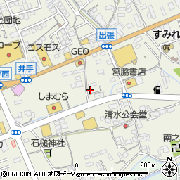 クローバー周辺の地図