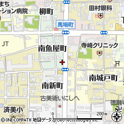 奈良県奈良市南魚屋町21-1周辺の地図