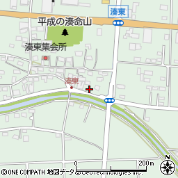 静岡県袋井市湊1268-3周辺の地図