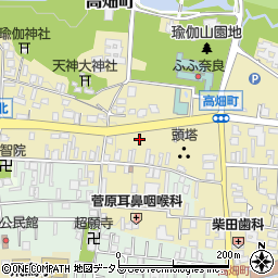 奈良県奈良市高畑町933-2周辺の地図