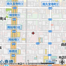 大阪府大阪市中央区南船場3丁目7-29周辺の地図