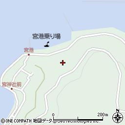 兵庫県姫路市家島町宮121周辺の地図