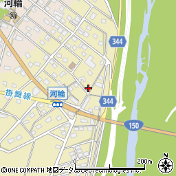 静岡県浜松市中央区河輪町77周辺の地図