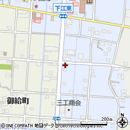 静岡県浜松市中央区下江町590周辺の地図
