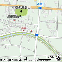 静岡県袋井市湊1269-2周辺の地図
