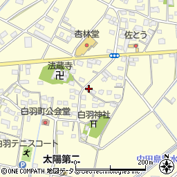 静岡県浜松市中央区白羽町872周辺の地図