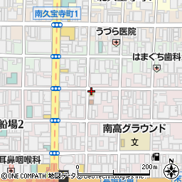 ローソン大阪南船場一丁目店周辺の地図