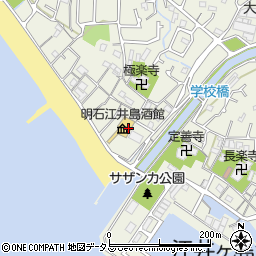 麺坊はりまや 明石江井島酒館店周辺の地図