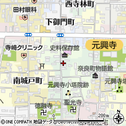 奈良県奈良市高御門町4周辺の地図