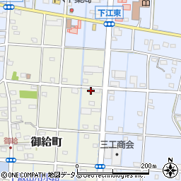 静岡県浜松市中央区御給町175周辺の地図