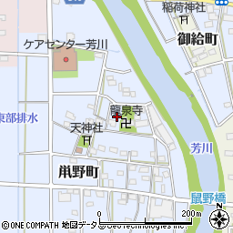 静岡県浜松市中央区鼡野町54周辺の地図