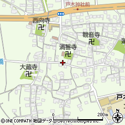 戸木公民館周辺の地図