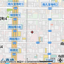 串焼居酒屋 SENBA道場 南船場周辺の地図