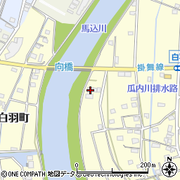 静岡県浜松市中央区白羽町1358周辺の地図