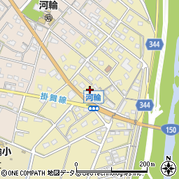 静岡県浜松市中央区河輪町123周辺の地図