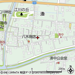 静岡県袋井市湊524周辺の地図