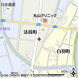 静岡県浜松市中央区法枝町264周辺の地図