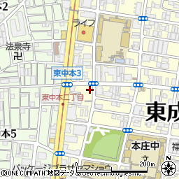 スペース東中本第１駐車場周辺の地図