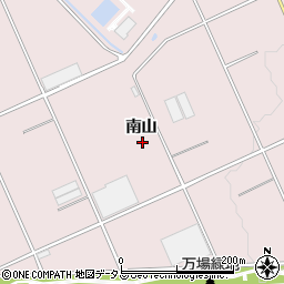 愛知県豊橋市老津町南山周辺の地図