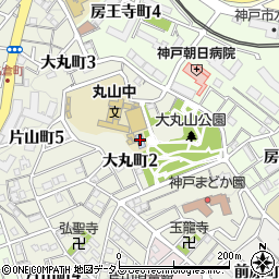 兵庫県神戸市長田区大丸町周辺の地図