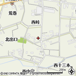 愛知県豊橋市小島町西峠周辺の地図