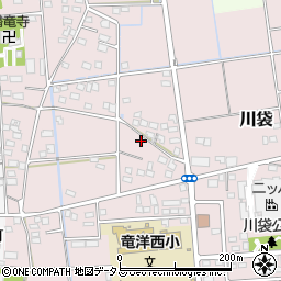 静岡県磐田市川袋1698周辺の地図