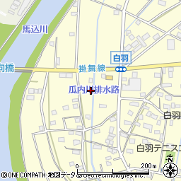 静岡県浜松市中央区白羽町1325周辺の地図