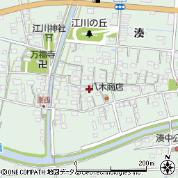 静岡県袋井市湊504周辺の地図