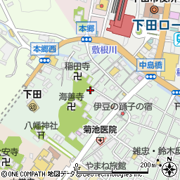 静岡県下田市一丁目14-7周辺の地図