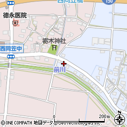 静岡県袋井市東同笠349-3周辺の地図