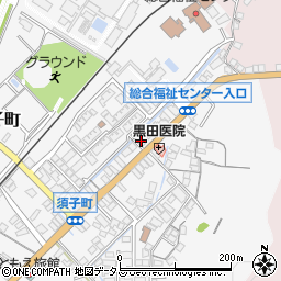 島根県益田市須子町2-13周辺の地図