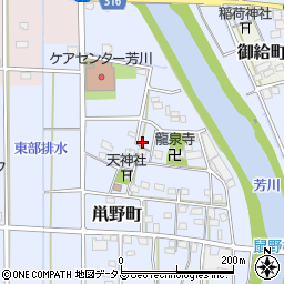 静岡県浜松市中央区鼡野町57周辺の地図