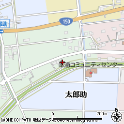 静岡県袋井市湊1656-2周辺の地図