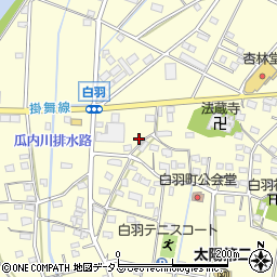静岡県浜松市中央区白羽町1293周辺の地図