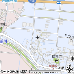 静岡県袋井市東同笠251周辺の地図