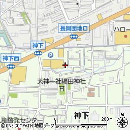 岡山県岡山市中区神下488-8周辺の地図