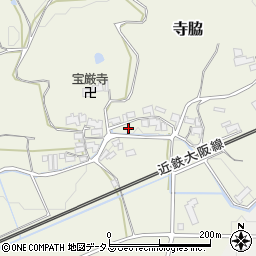 三重県伊賀市寺脇周辺の地図