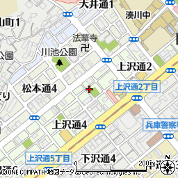 ワコーレヴィータ神戸上沢通サウス周辺の地図