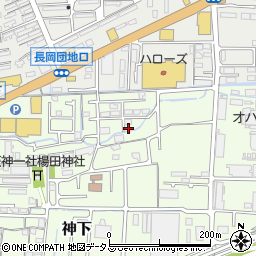 岡山県岡山市中区神下492周辺の地図