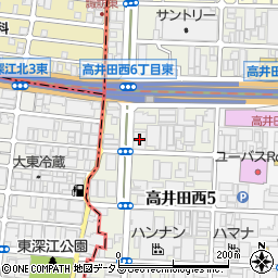 関西電熱大阪本社周辺の地図