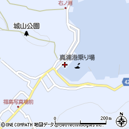 真浦港旅客船ターミナル（高福ライナー）周辺の地図