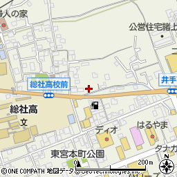 岡山県総社市総社1136周辺の地図