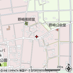 静岡県磐田市川袋998周辺の地図