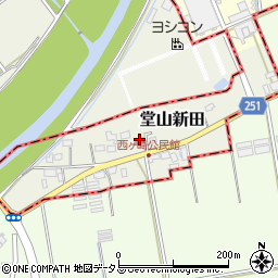 西ヶ崎公民館周辺の地図