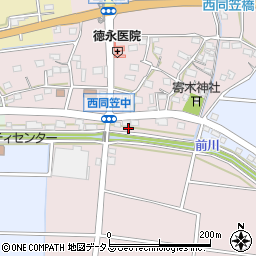 静岡県袋井市西同笠369周辺の地図