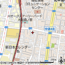 スーパー玉出玉造店周辺の地図