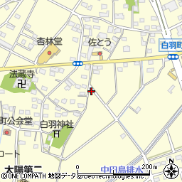 静岡県浜松市中央区白羽町916周辺の地図
