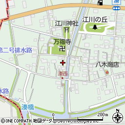 静岡県袋井市湊38周辺の地図
