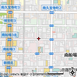 大阪府大阪市中央区南船場3丁目1-12周辺の地図