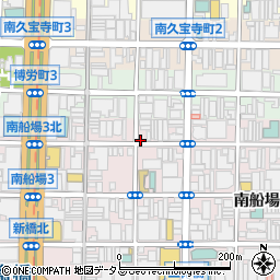 大阪府大阪市中央区南船場3丁目1-12周辺の地図
